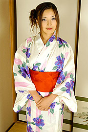 Beauty From Japan In Kimono